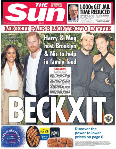 Megxit pair’s Montecito invite: BECKXIT