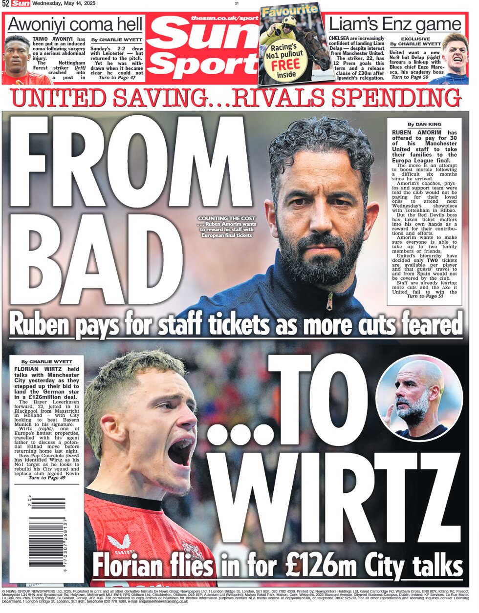 From Bad to Wirtz for Man United 1 - WTX News Breaking News, fashion & Culture from around the World - Daily News Briefings -Finance, Business, Politics & Sports News From Bad to Wirtz for Man United