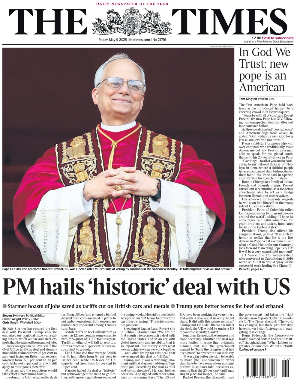 PM hails 'historic' deal with US 1 - WTX News Breaking News, fashion & Culture from around the World - Daily News Briefings -Finance, Business, Politics & Sports News PM hails 'historic' deal with US