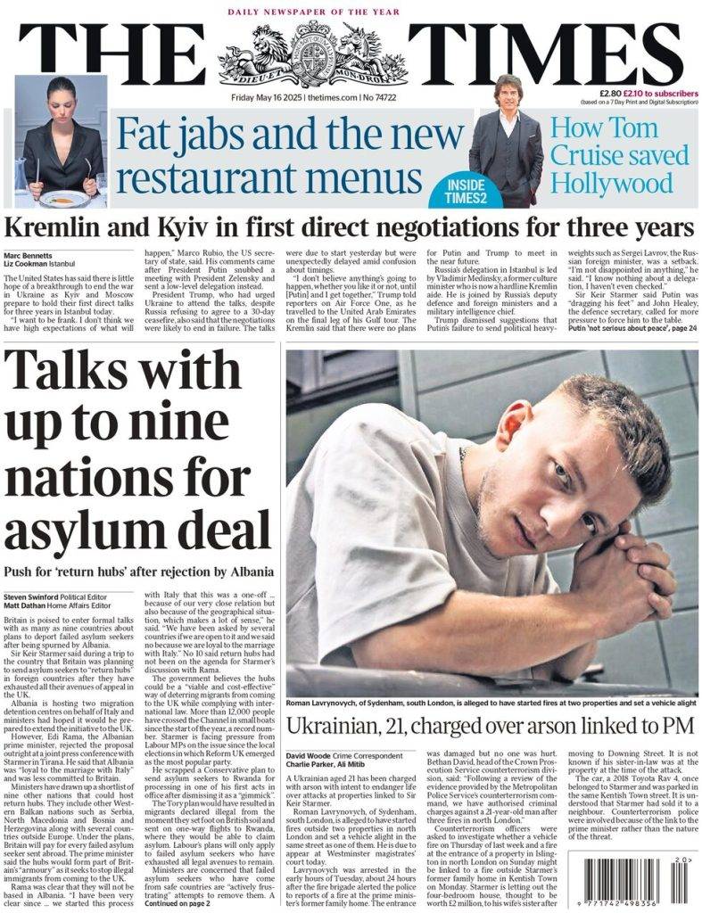 Talks with up to nine nations for asylum deal