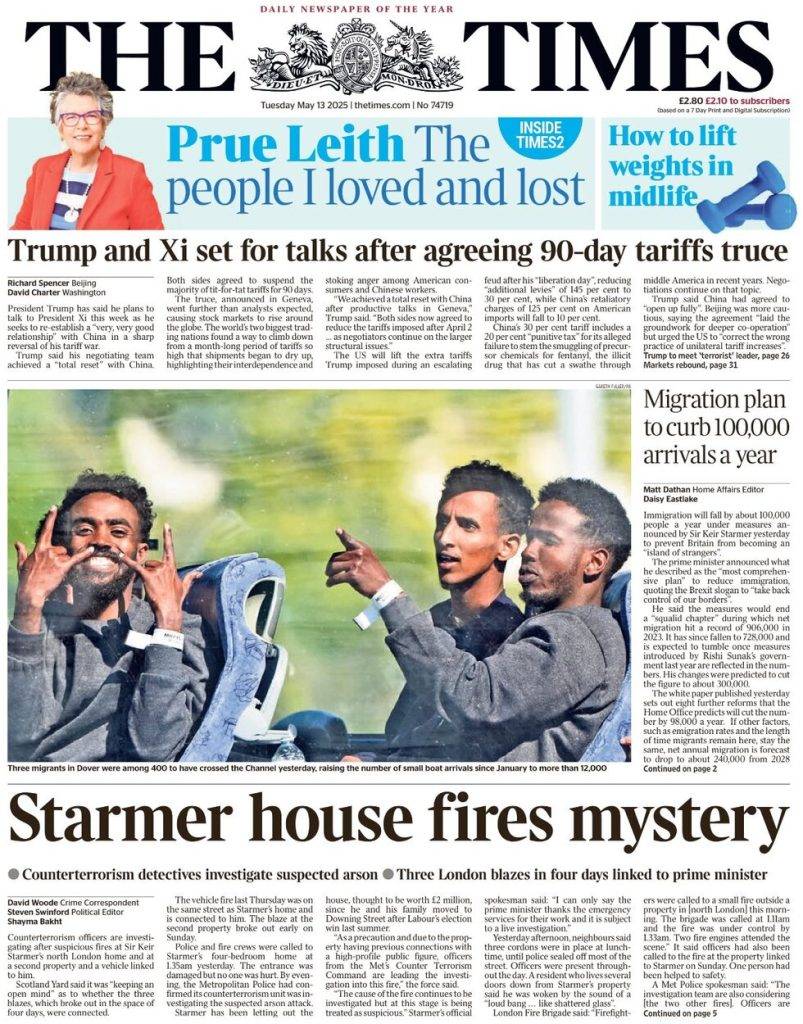 Starmer house fires mystery
