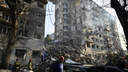 Massive Russian drone and missile attack kills at least 5 in Kyiv