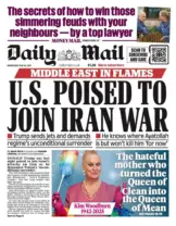 U.S. POISED TO JOIN IRAN WAR