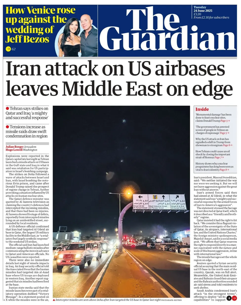iran attack on US airbases leaves Middle East on edge 
