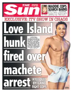 Love Island hunk fired over machete arrest