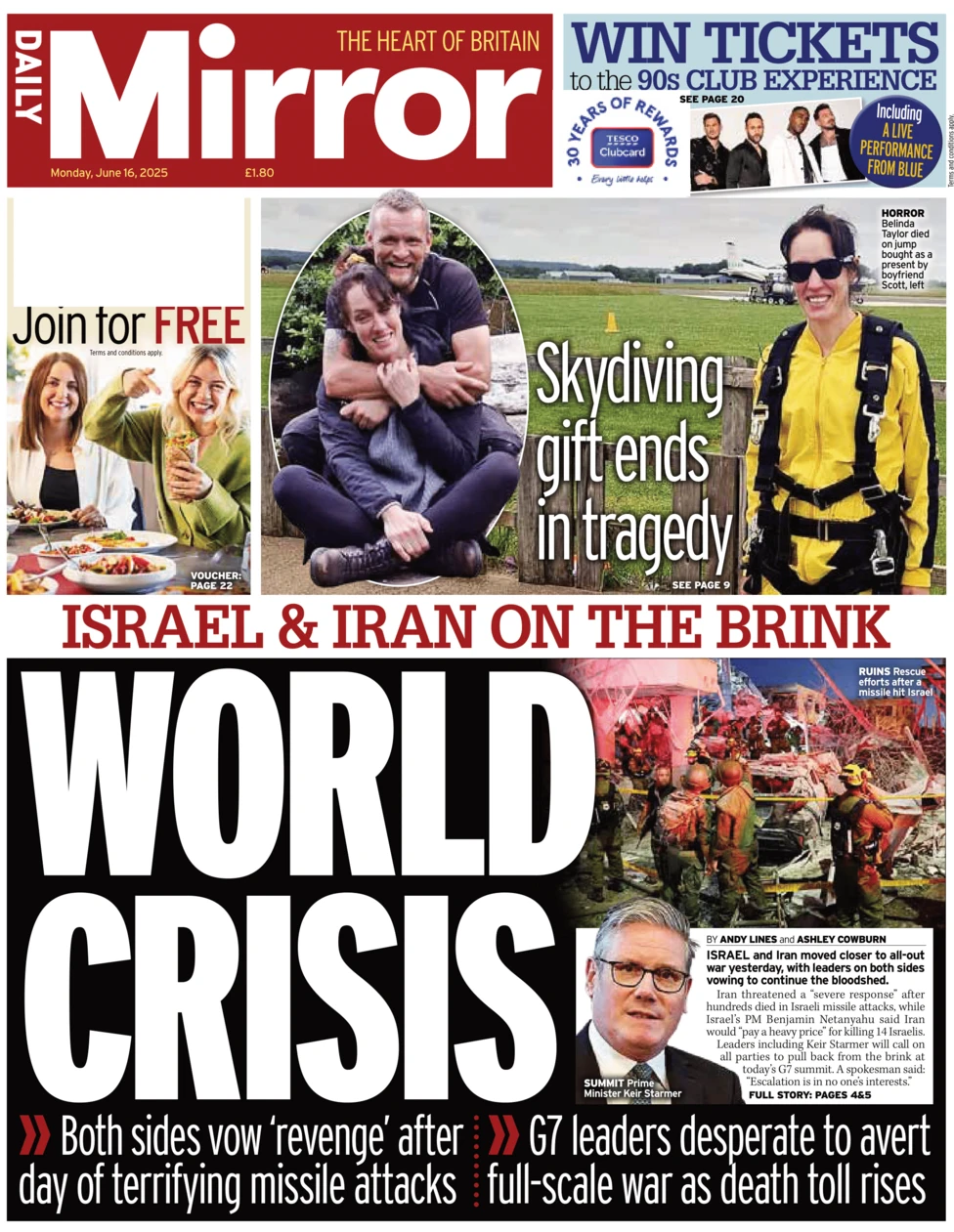 ISRAEL & IRAN ON THE BRINK