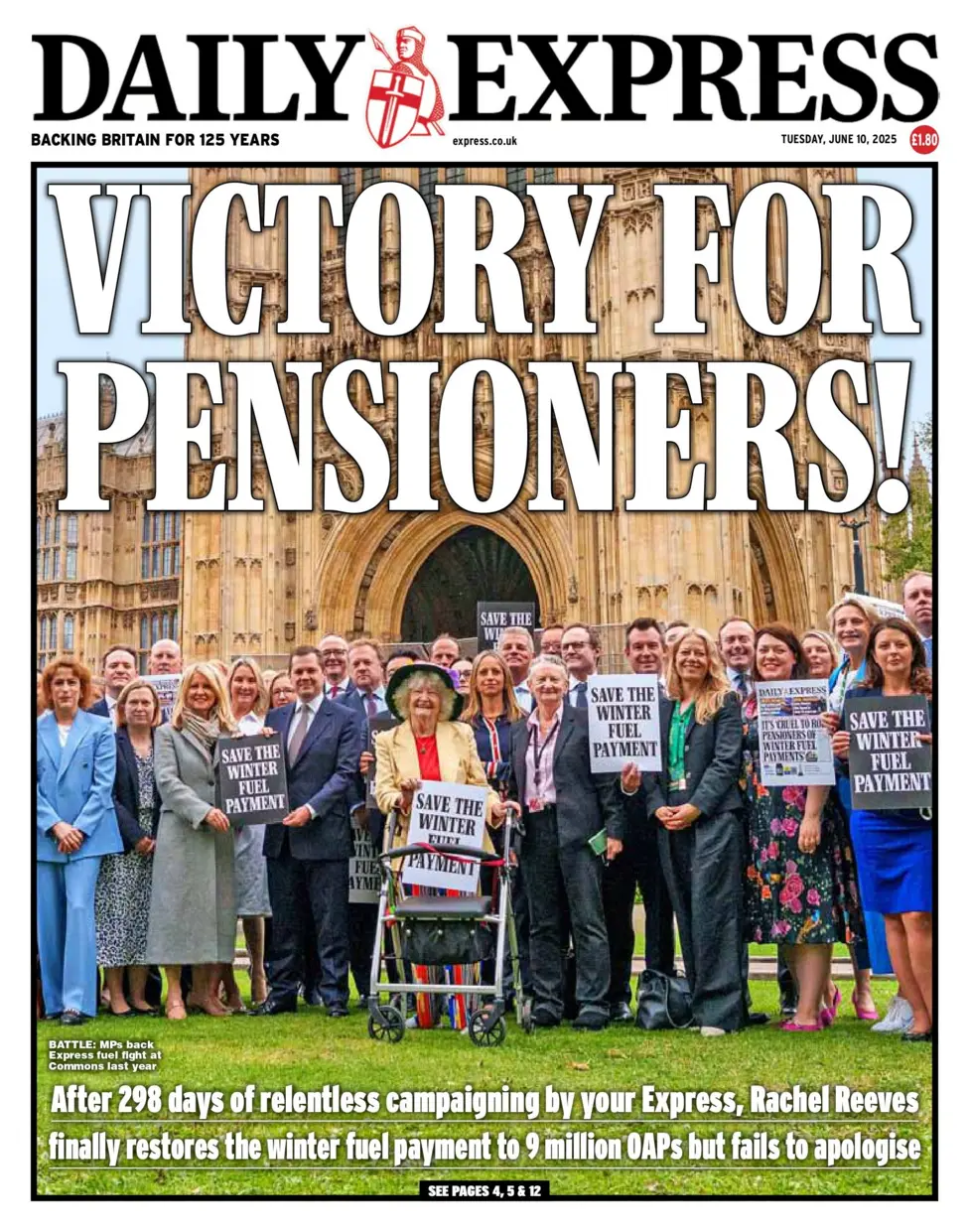 Victory for pensioners!