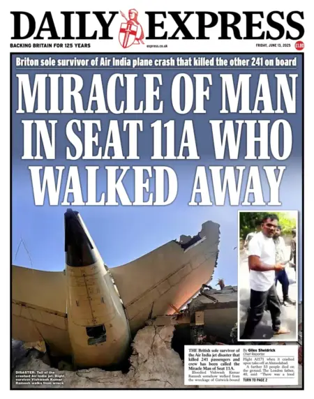 Miracle of man in seat 11A who walked away