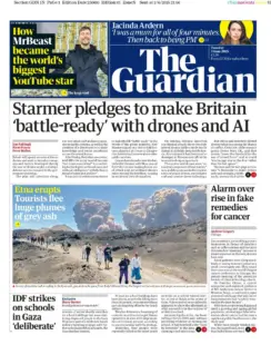 Starmer pledges to make Britain battle-ready with drones and AI