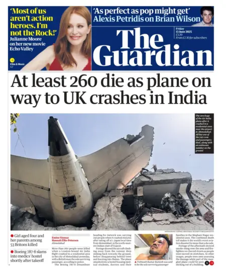 At least 260 die as plane on way to UK crashes in India