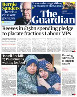 Reeves in £15bn spending pledge to placate fractious Labour MPs