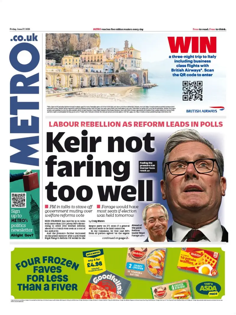 keir not faring too well