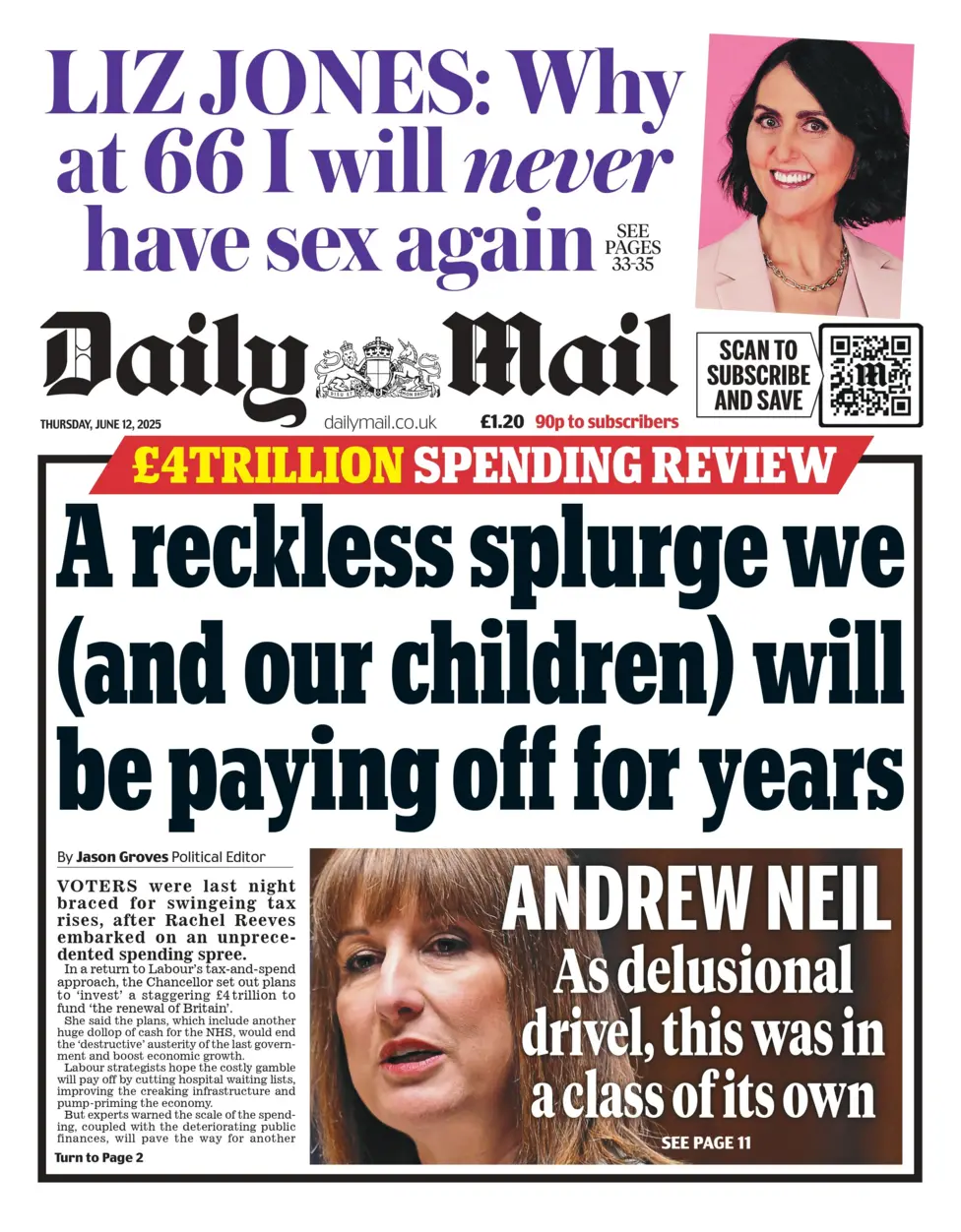 A reckless splurge we (and our children) will be paying off for years 1 - WTX News Breaking News, fashion & Culture from around the World - Daily News Briefings -Finance, Business, Politics & Sports News A reckless splurge we (and our children) will be paying off for years: £4TRILLION SPENDING REVIEW