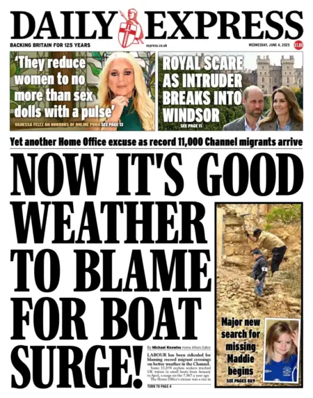 Now it’s good weather to blame for boat surge!