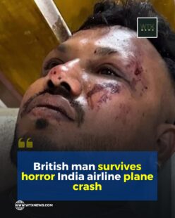 British man survives horror India airline plane crash