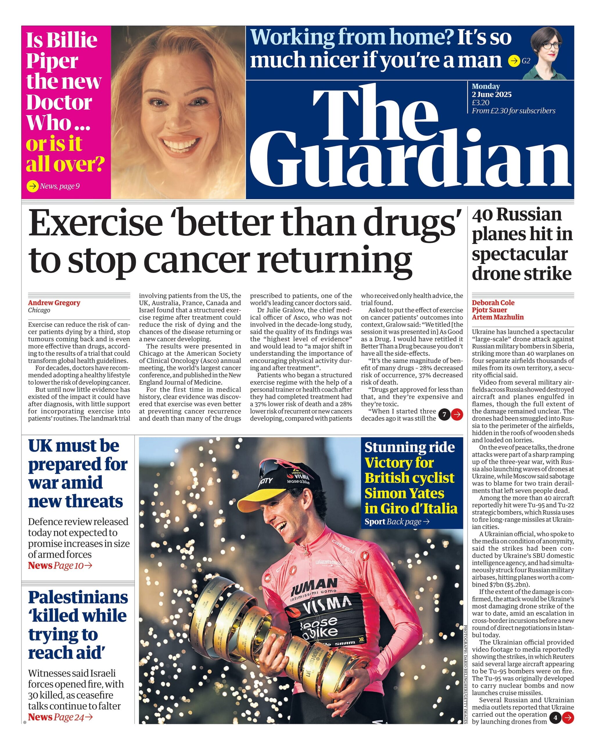 Exercise 'better than drugs' to stop cancer returning