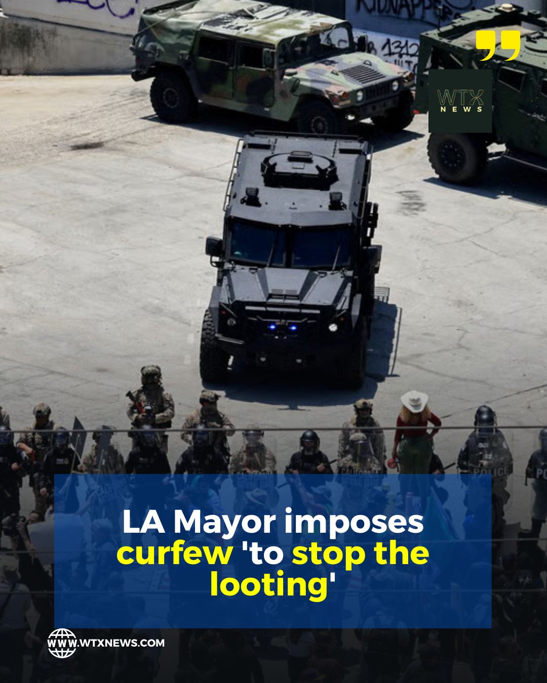 LA Mayor imposes curfew 'to stop the looting' as police make 197 arrests 1 - WTX News Breaking News, fashion & Culture from around the World - Daily News Briefings -Finance, Business, Politics & Sports News LA Mayor imposes curfew 'to stop the looting'