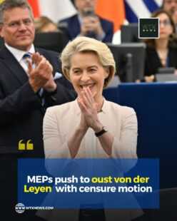 MEPs push to oust von der Leyen with censure motion