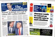 ‘PM backs down on welfare cuts’ & ‘Daddy Trump loves NATO’ | Thurday’s newspapers