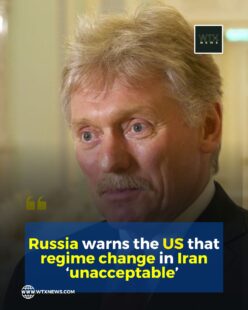 Russia warns the US that regime change in Iran ‘unacceptable’ 