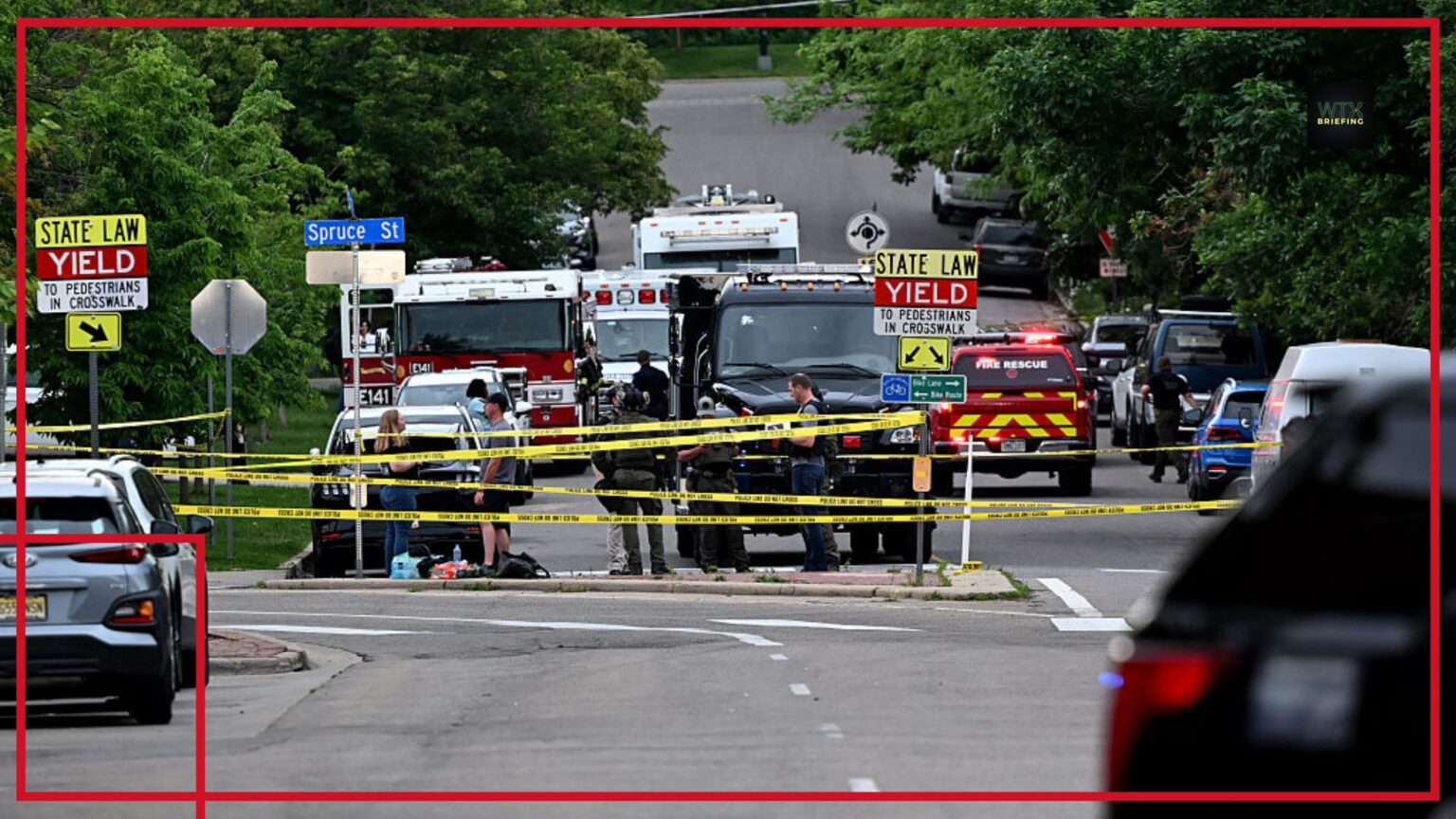 Six wounded as man attacks Colorado crowd with firebombs