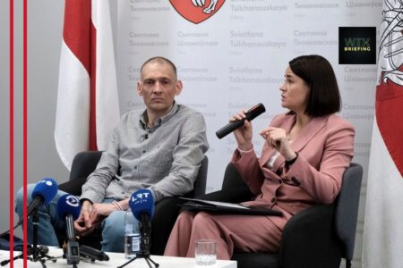 Tsikhanouski says his release gives people hope