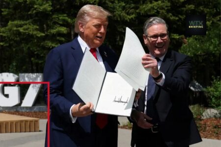 UK-US trade deal signed as Trump says UK protected because ‘I like them’