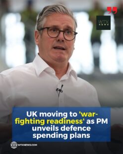 UK moving to 'war-fighting readiness' as PM unveils defence spending plans