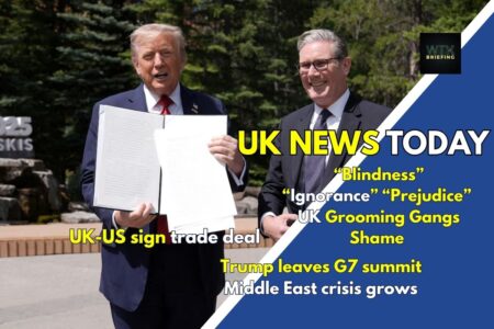 UK signs a trade deal with the US – British Steel secures five-year deal – Trump leaves G7 summit as Middle East tension rises 