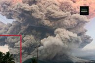 Volcano erupts in Indonesia unleashing 6.8 miles-high ash cloud