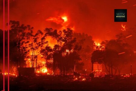Wildfire erupts near Athens amid heatwave
