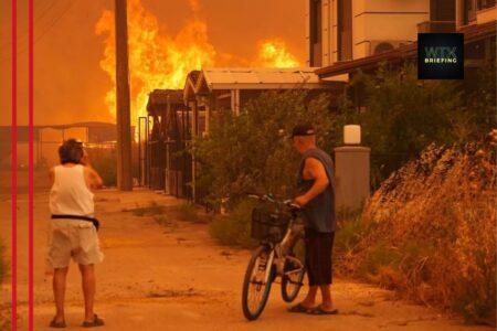 Wildfires sweep Turkey, forcing airport closures and evacuations 