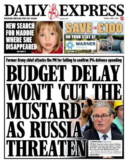 Budget delay won’t cut the mustard as Russia threaten