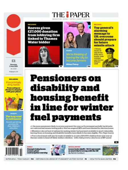 Pensioners on disability and housing benefit in line for winter fuel payments