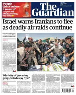 Israel warns Iranians to flee as deadly air raids continue