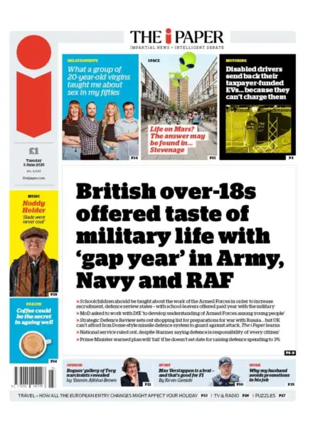 British over-18s offered taste of military life with gap year in Army, Navy and RAF