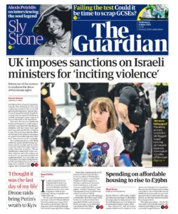 UK imposes sanctions on Israeli ministers for inciting violence