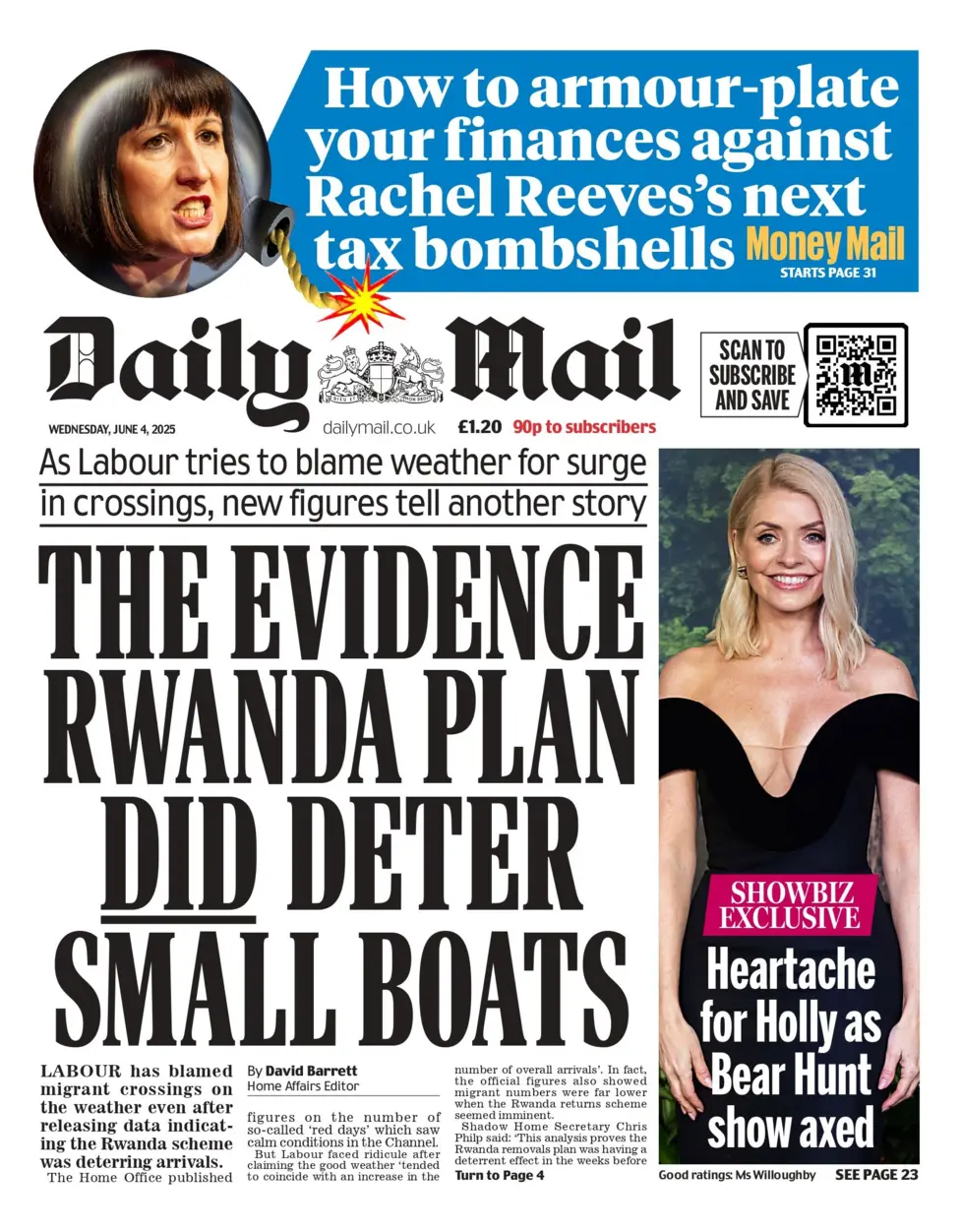THE EVIDENCE RWANDA PLAN DID DETER SMALL BOATS: As Labour tries to blame weather for surge in crossings, new figures tell another story