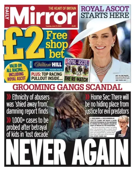 Grooming gangs scandal …. Never again