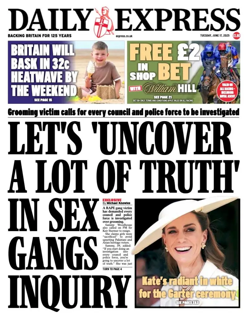 LET'S 'UNCOVER A LOT OF TRUTH' IN SEX GANGS INQUIRY