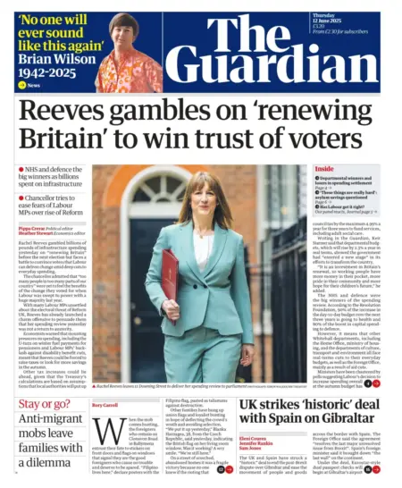 Reeves gambles on ‘renewing Britain’ to win trust of voters