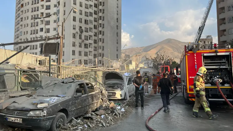 Iran retaliates against Israel - Netanyahu flees from Tel Aviv 5 - WTX News Breaking News, fashion & Culture from around the World - Daily News Briefings -Finance, Business, Politics & Sports News This building north of Tehran was one of a number hit by Israeli air strikes overnight - killing innocent civilains.