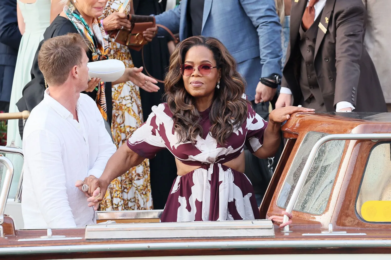 Oprah at Jeff Bezos and Lauren Sanchez's wedding in Venice