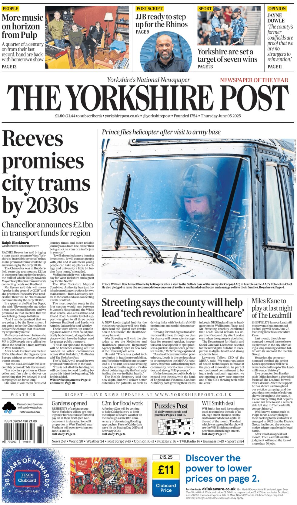 'Winter fuel U-turn', 'Labour gets tougher on immigration,' & 'Free school meals expanded' | Paper Talk UK 1 - WTX News Breaking News, fashion & Culture from around the World - Daily News Briefings -Finance, Business, Politics & Sports News Reeves promises city trams by 2030