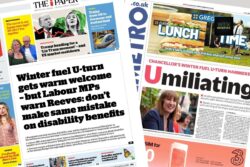 ‘Chancellor left humiliated by U-turn on winter fuel’ | Paper Talk UK 
