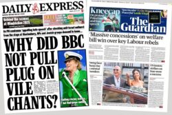 ‘Glastonbury and BBC face backlash’ & ‘UK set for hottest day of the year’ | The newspapers summarised 