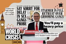 ‘Retreat over grooming gangs’ & ‘Middle East on the brink’ | newspapers summarised 