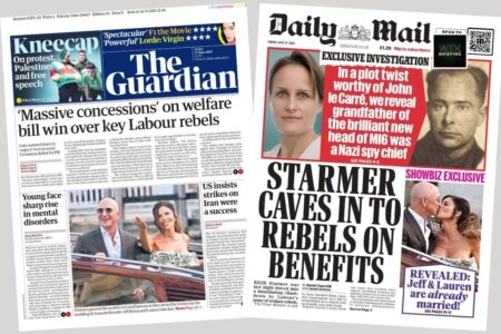‘Starmer caves in to rebels on benefits’ & ‘Protections for disabled to rescue bill’ | Friday’s newspapers 