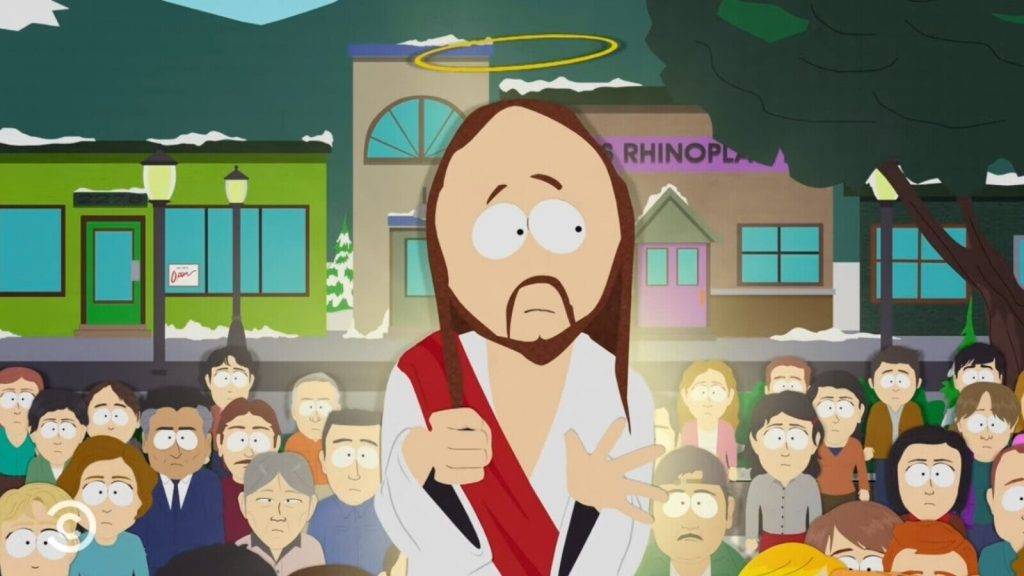 In Tonight’s ‘South Park,’ Jesus Returns to Earth Because Paramount Bribed President Trump