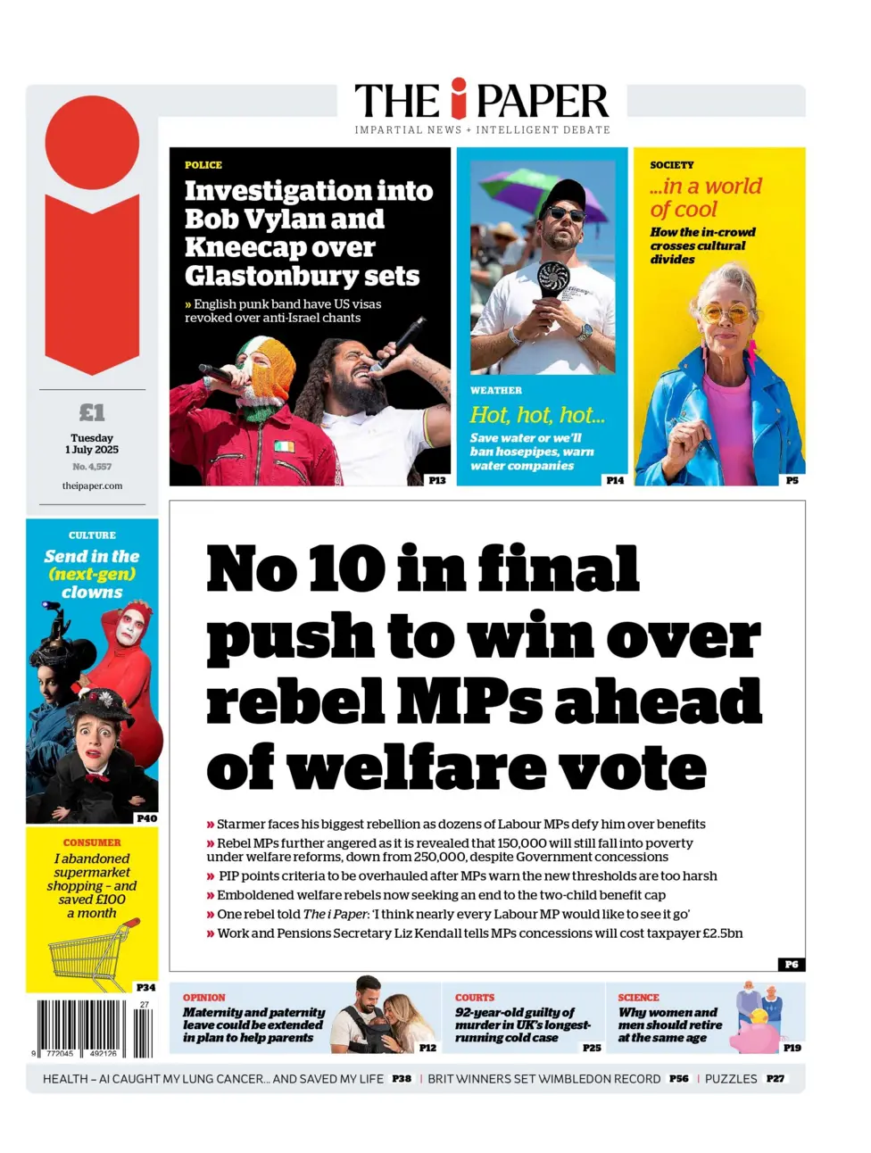 No 10 in final push to win over rebel MPs ahead of welfare vote 